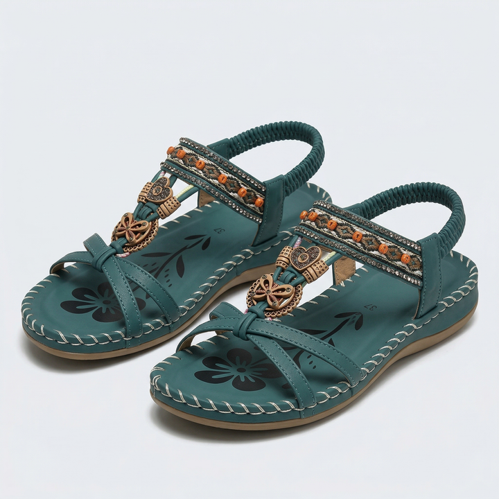 Lyonelle – Ortopēdiskie Sandales Ibizā Stilā Komfortam un Elegancei