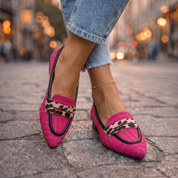 Rachelle | Leoparda Slip-On Mokasīni