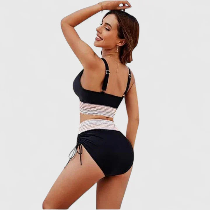 Baptistine | Elegants augstās jostas bikini komplekts